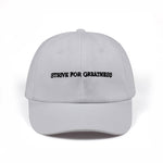 Strive For Greatness Dad Hat | CityCaps.Co