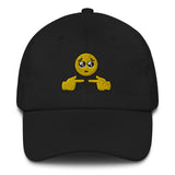 Shy Boi TikTok Meme | Two Fingers Touching Emoji Dad Hat | CityCaps.Co